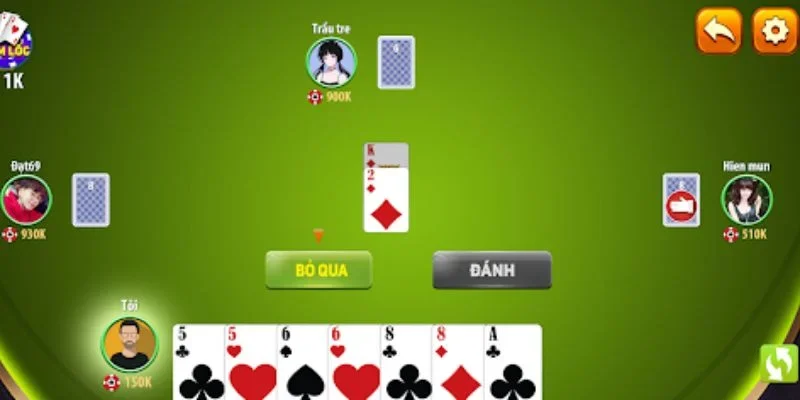 Ai đánh bài Tiến Lên hết lá sẽ thắng cuộc